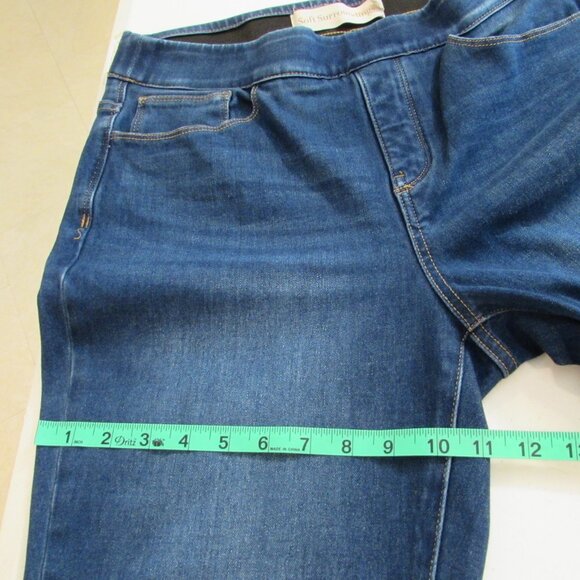 Soft Surroundings 2FH05 Ultimate Denim Pull On Crop Medium - Picture 16 of 16